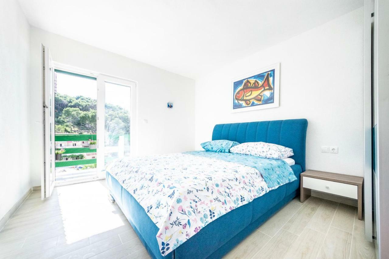 Apartmani Ada 1 ポヴィヤ エクステリア 写真